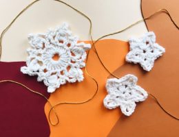 Atelier Berlue étoile décoration noël crochet DIY