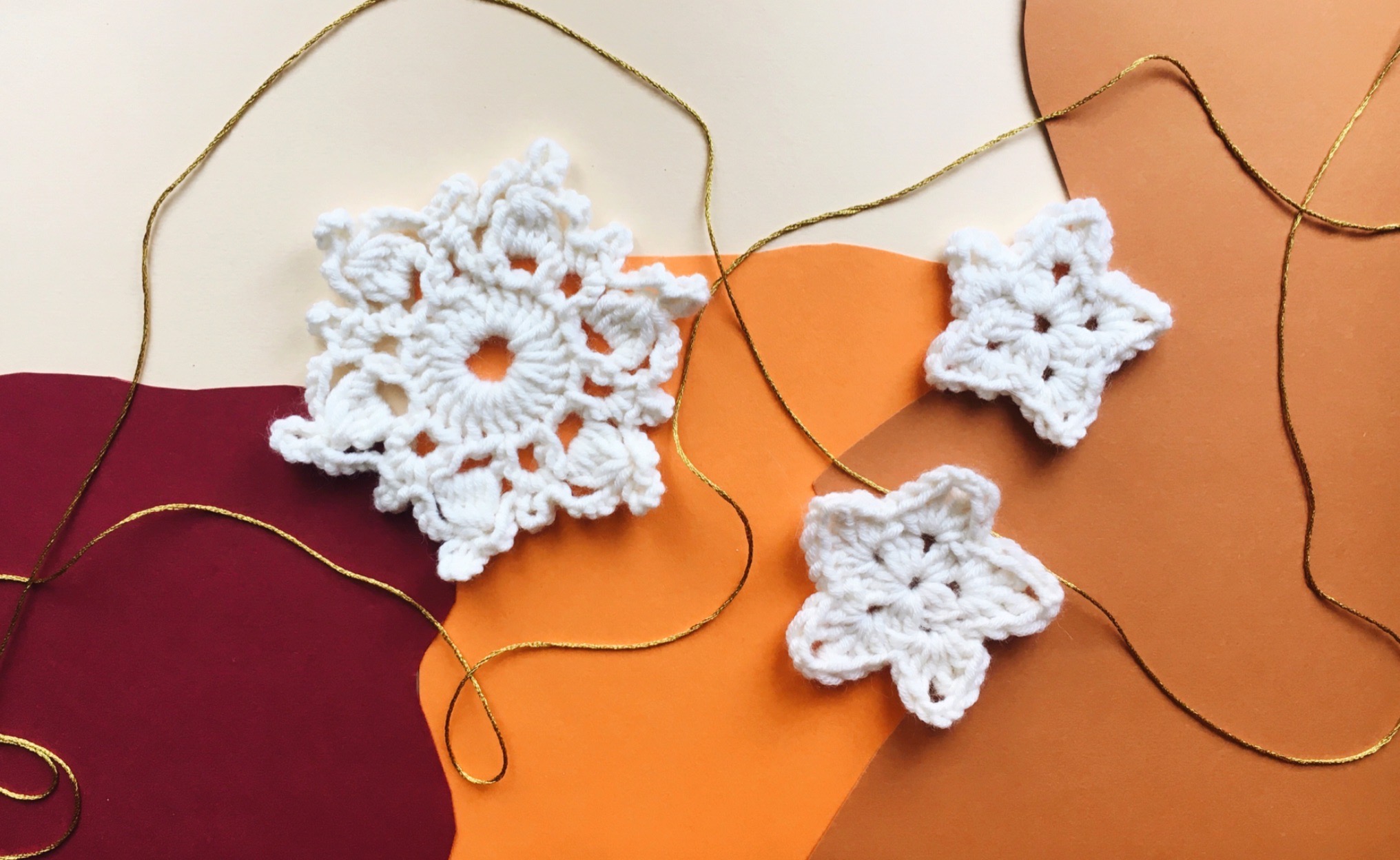 Atelier Berlue étoile décoration noël crochet DIY