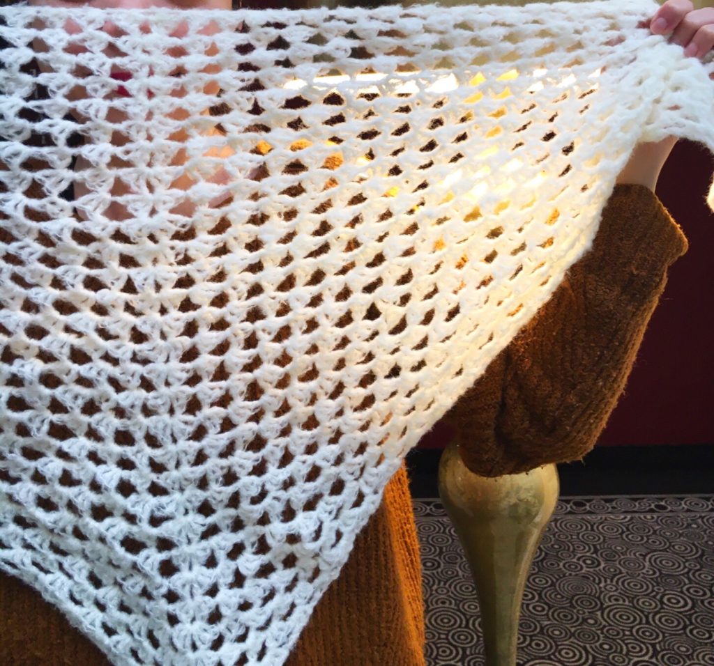 Chale crochet DIY Solange Echeverria Atelier Berlue